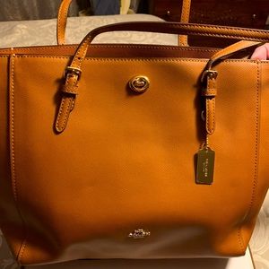 Coach Turn Lock Tote